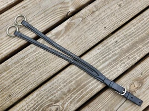 Accesorio de martingala para correr cwd negro redondo elevado elegante cosido - nuevo sin etiquetas - Imagen 1 de 5