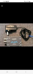 AJA Hi5 HD-SDI/SDI to HDMI Video and Audio Converter Mint Condition Pro Audio - Picture 1 of 5