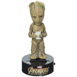 Avengers 3 Infinity War Groot Solar Powered Body Knocker Display Toy Figure - Picture 1 of 1