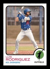 2022 Topps Heritage Minors #206 Luis Rodriguez Short Print SP Dodgers 