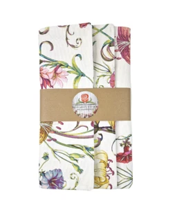 Handmade placemats - FLOWER DANCE, NATURAL 43x29.5 cm Set of 2 - Picture 1 of 7