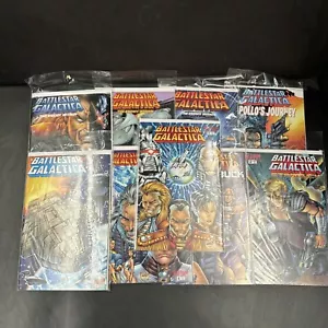 Set Of 9 Battlestar Galactica Series Maximum Press 1995 Enemy Within Starbuck - Picture 1 of 19