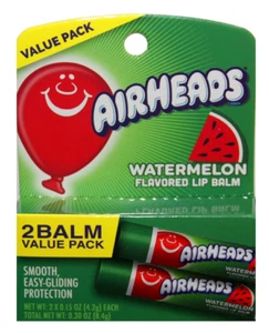 Bálsamo labial con sabor a sandía Air Heads - paquete de 2 bálsamos de valor - Imagen 1 de 1