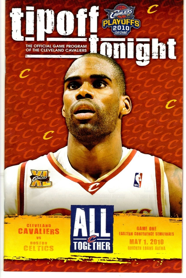 2010/2011 CLEVELAND CAVALIERS Tipoff Tonight NBA Programs YOUR CHOICE Pick Date! - Image 1 of 1