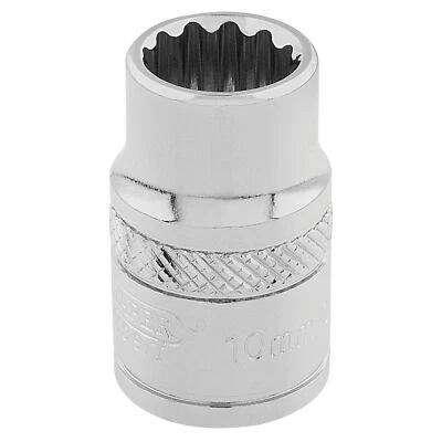 Draper Expert Quality 3/8" Square Drive Hi-Torq 12 Point Socket - 10mm - Image 1 of 4