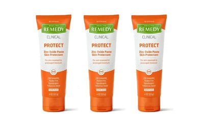 Medline Remedy Zinc Oxide Paste Hypoallergenic Vanilla Scented 4oz, 3 Pack - Image 1 of 2