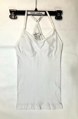 Camiseta sin mangas reversible sin costuras para mujer Warner's M 600088WA NUEVA CON ETIQUETAS blanca Foto 1 de 4
