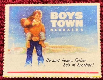 Boys Town Stamp Collection 1950's, (25) unused Boys Town Stamps VERY NICE (1095) - Image 1 of 3