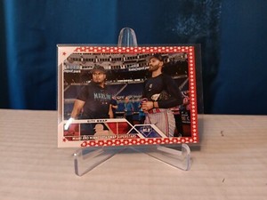 CITY SWAP 2023 Topps Update   Pablo Lopez, Luis Arraez INDEPENDENCE DAY 36/76 !!