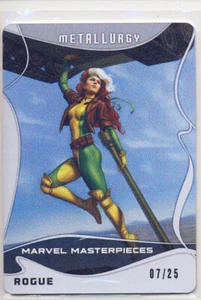 2022 Marvel Masterpieces Metallurgia 60 Rogue 07/25 - Foto 1 di 2