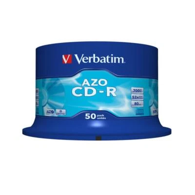 50x Verbatim CD-R Rohlinge 700 MB 52x Schreiben Spindel/Cakebox