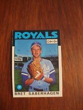 1986 Bret Saberhagen O-Pee-Chee baseball card #249 - Kansas City Royals