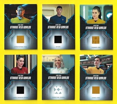 Conjunto de 18 cartas 2025 Star Trek Strange New Worlds temporada 2 relíquia única RC20 - RC37 - Imagem 1 de 4