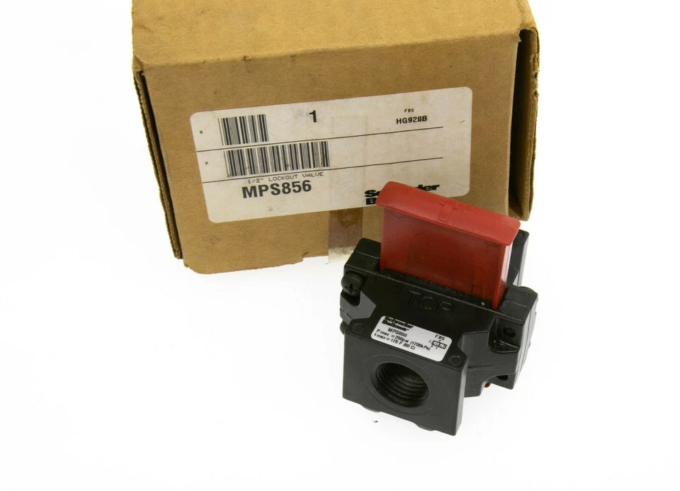 Schrader Bellows 1/2" Lockout Valve MPS856 - Image 1 of 1