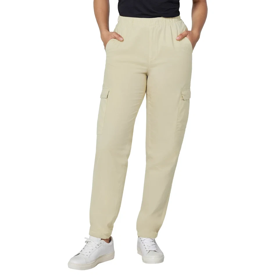 GAP 1826419 SOLID TAN TWILL CARGO PANTS SZ L #J598