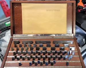 Classic Fonda Gage Blocks 84 Piece Set .10005" - 4" +/- .000004 Accuracy - Picture 1 of 8
