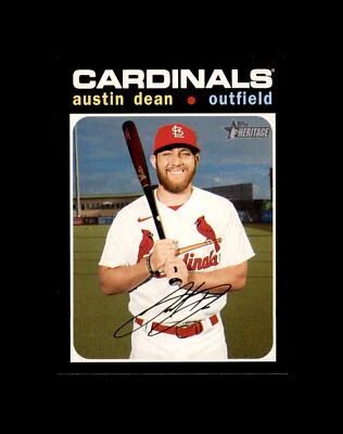 2020 Topps Heritage High Number #579 Austin Dean St. Louis Cardinals - Image 1 of 2