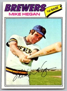 1977 Topps #507 Mike Hegan Milwaukee Brewers - Picture 1 of 2