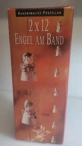 Vintage Porcelain Angel Mobile from Germany Engel Am Band Original Box - Picture 1 of 6