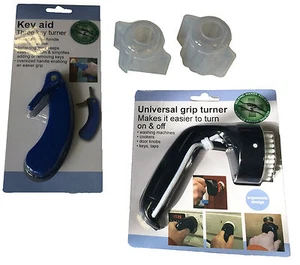 4 pc set UNIVERSAL GRIP TURNER, KEY TURNER and 2 tap turning assistors mobility - Picture 1 of 1