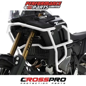 Yamaha Tenere 700 World Raid / Rally 2025 CrossPro White Aluminium Crash Bar Kit - Picture 1 of 4