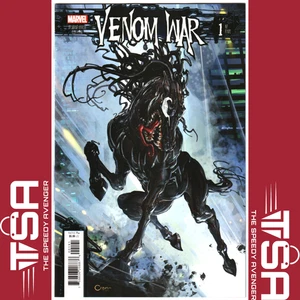 VENOM WAR #1 Clayton Crain Venom Horse Variante Primera Cubierta Aplicación 2024 Marvel - Imagen 1 de 3