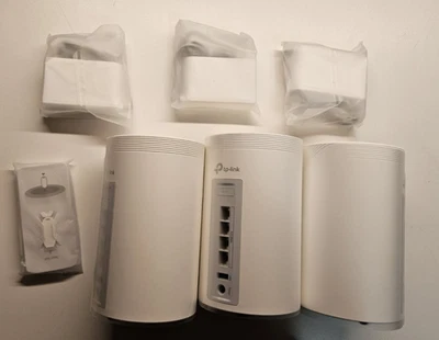 TP-Link Deco BE63 BE10000 Tri-Band WiFi 7 Mesh System 2.5GbpsPorts 3 Pack (Open - Image 1 of 4