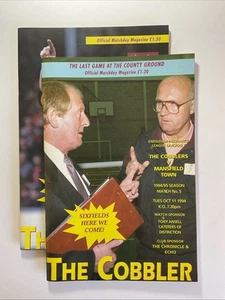 Northampton Town v Mansfield Town & Barnet; October 1994 *First & Last* - Picture 1 of 7