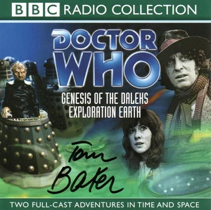 Doctor Who Audio: Genesis of the Daleks & Exploration - Signed by TOM BAKER (CD) - Picture 1 of 1