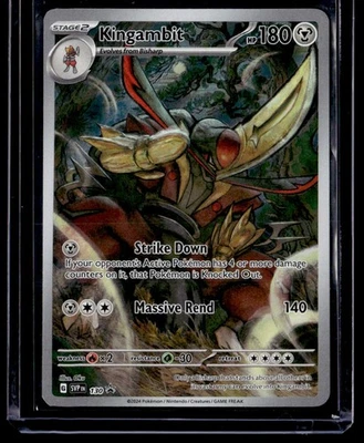 Kingambit 130 Sv: Scarlet & Violet Promo Cards Holo  2024 NM 2 - Image 1 of 2