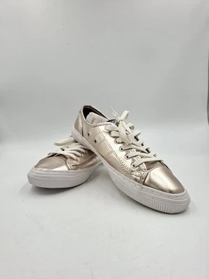 Tênis Superdry Low Pro Luxe ouro rosa feminino Reino Unido tamanho 5 UE 38 novo na caixa - Imagem 1 de 4