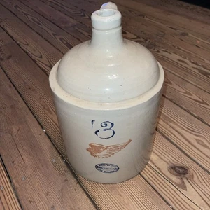 Rare Vintage Early 3 Gallon Red Wing Stoneware Beehive Jug 15” - Picture 1 of 7