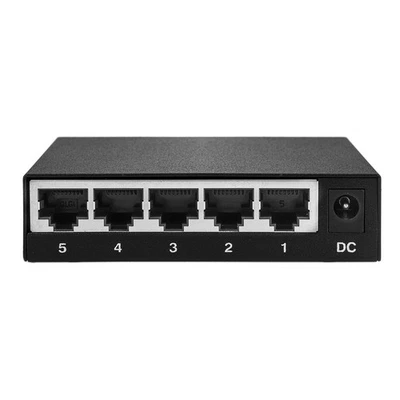 5-Port 10/100 Mbps Full Duplex Desktop Metal Casing Unmanaged Fast Ethernet Swit - Image 1 of 4