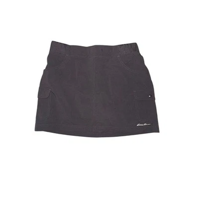 Eddie Bauer Women's Cargo Skort charcoal Gray M Hiking Outdoor Activewear golf - Image 1 of 4