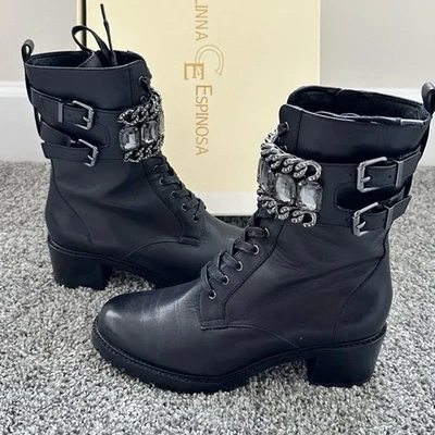 Botas de Moto Carolinna Espinosa Negras - CEA Derek Foto 1 de 4