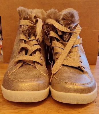 Justice Niñas Rosa Brillante Hi Tops Zapatillas Talla 7 Niños Niñas Nuevas Con Etiquetas Foto 1 de 4