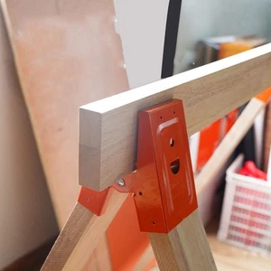 Woodworking Saw Horse Bracket Sawhorse Brackets Display Stand Multifunctional - Picture 1 of 12