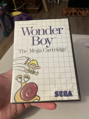 WONDER BOY (SEGA MASTER SYSTEM) - No Manual - Image 1 of 4