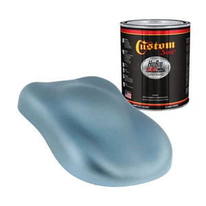 Hot Rod Flatz Glacier Blue Metallic Urethane Auto Flat Car Paint, Quart Only - Picture 1 of 5
