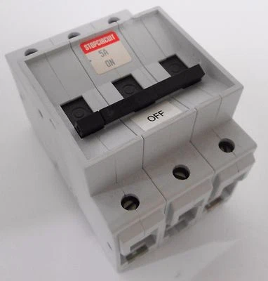 Entrelec GMT 5U LR88297 StopCircuit Circuit Breaker 5A 3P 240VAC - Image 1 of 3