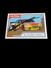 Jeff Gordon NASCAR RACING HOFer CHAMPION autographed card 2001 WHEELS ELEMENT