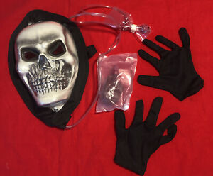 Cráneo de zombie de sangre-Gótico Disfraz De Halloween De Lujo Cosplay Máscara Elaborado disfrazarse