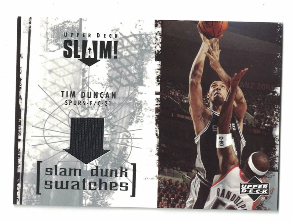 2005 Tim Duncan UD Slam Slam Dunk Swatches - Image 1 of 2
