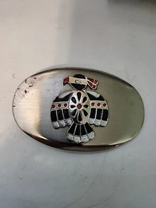 Vintage ~ 70er Rain Tree ~ California Bird ~ Gürtelschnalle ~ gebraucht  - Bild 1 von 3