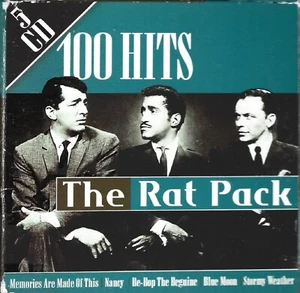 100 HITS ~ THE RAT PACK - 5 DISC MUSIC CD's - Imagen 1 de 12