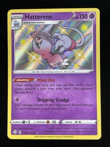 Pokémon TCG Hatterene SV056/SV122 Shining Fates: Shiny Vault Holo Rare - Picture 1 of 2