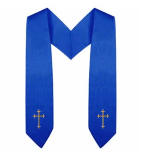 Estola de coro infantil azul real - Imagen 1 de 2