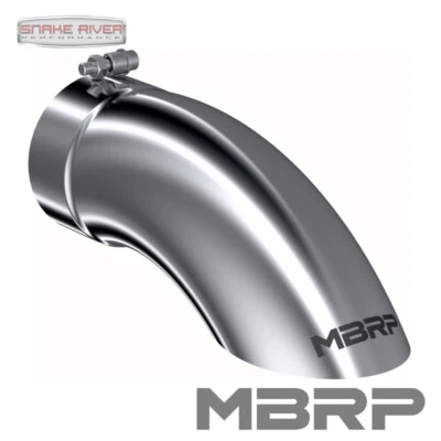 MBRP 14" STAINLESS STEEL DIESEL EXHAUST TIP 5" INLET 5" OUTLET TURN DOWN T5085 - Image 1 of 4