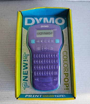 Dymo 2056108 Púrpura Portátil Portátil Inalámbrico Colorpop Color Etiquetadora Nuevo Foto 1 de 4
