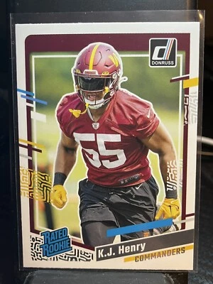2023 Panini Donruss K.J. Henry Rated Rookie 400 - Image 1 of 2